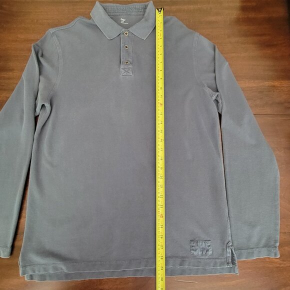 Gap Long Sleeve Polo Sz L - Picture 6 of 9